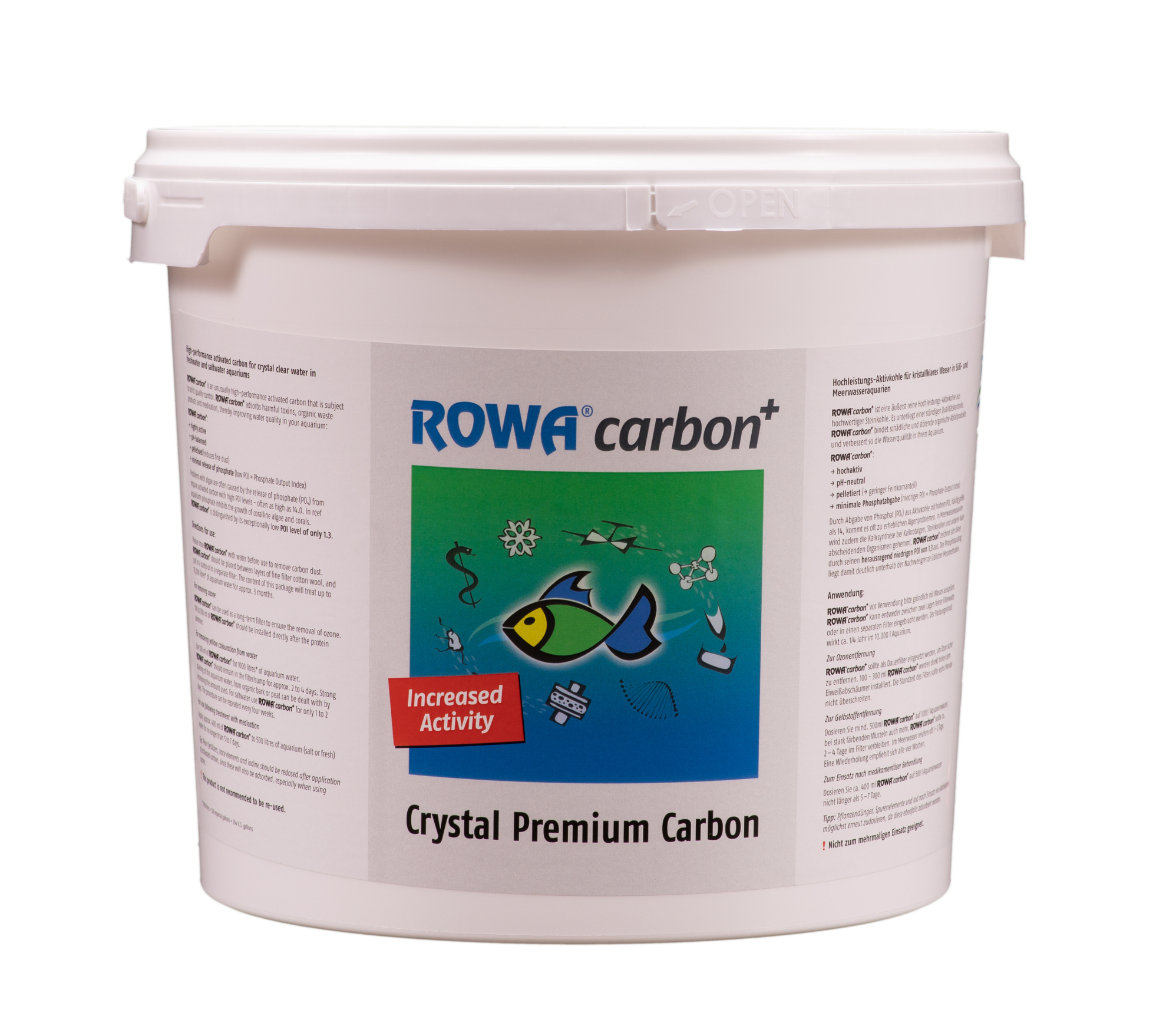 ROWAcarbon⁺: Crystal Premium Carbon - Pelletized high-performance activated  carbon with low POI